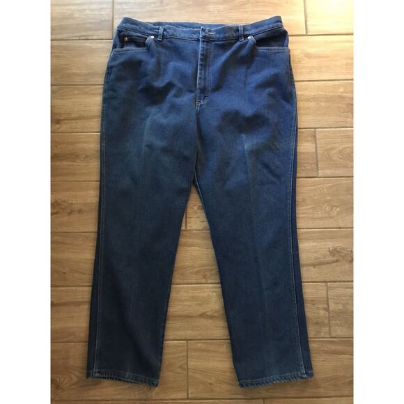 Vintage Men’s LEE RIDERS Straight Leg Blue JEANS 43x31 - Picture 1 of 11